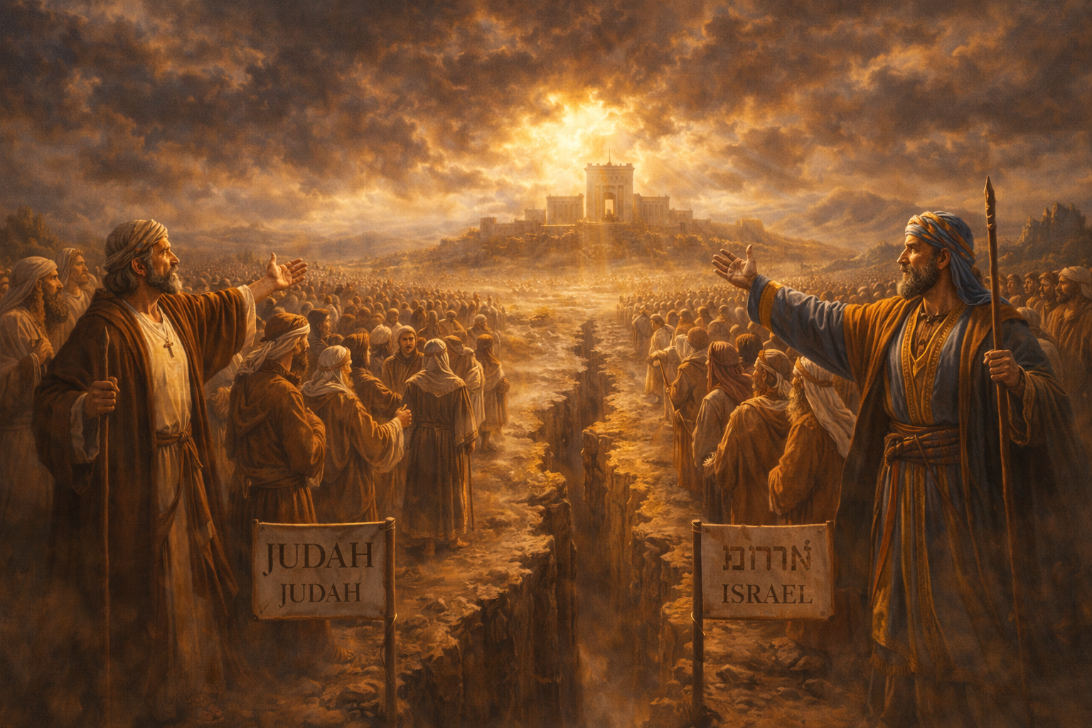 Judá e Israel: A Divisão que Deus permitiu